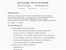 Tablet Screenshot of josep-portella.com